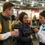 Networking at Trade Exhibition